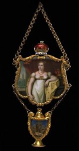 Memorial Pendant with picture of Princess Charlotte