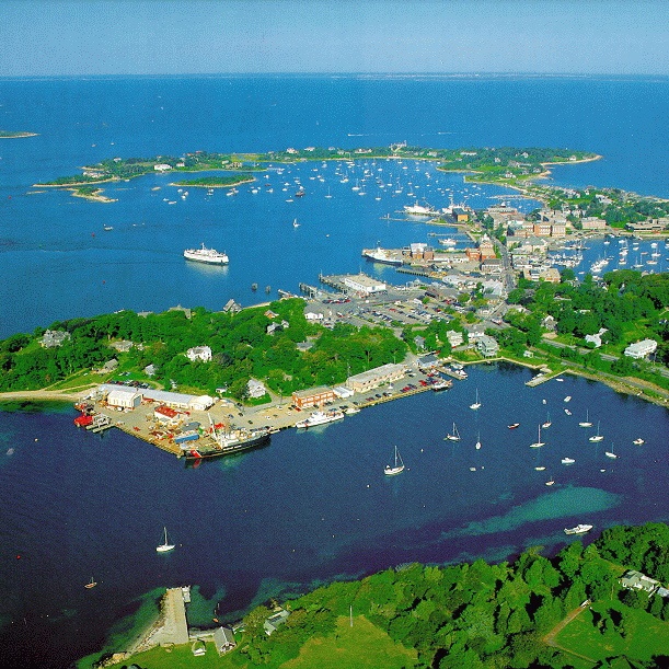 Woods Hole aerial view