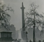 Trafalgar Square in Fog