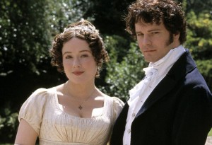 Jennifer Ehle and Colin Firth in Andrew Davies' Pride and Prejudice, 1995