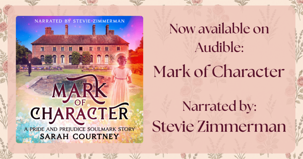 Mark of Character, by Sarah Courtney, now available in audio! Narrated by Stevie Zimmerman